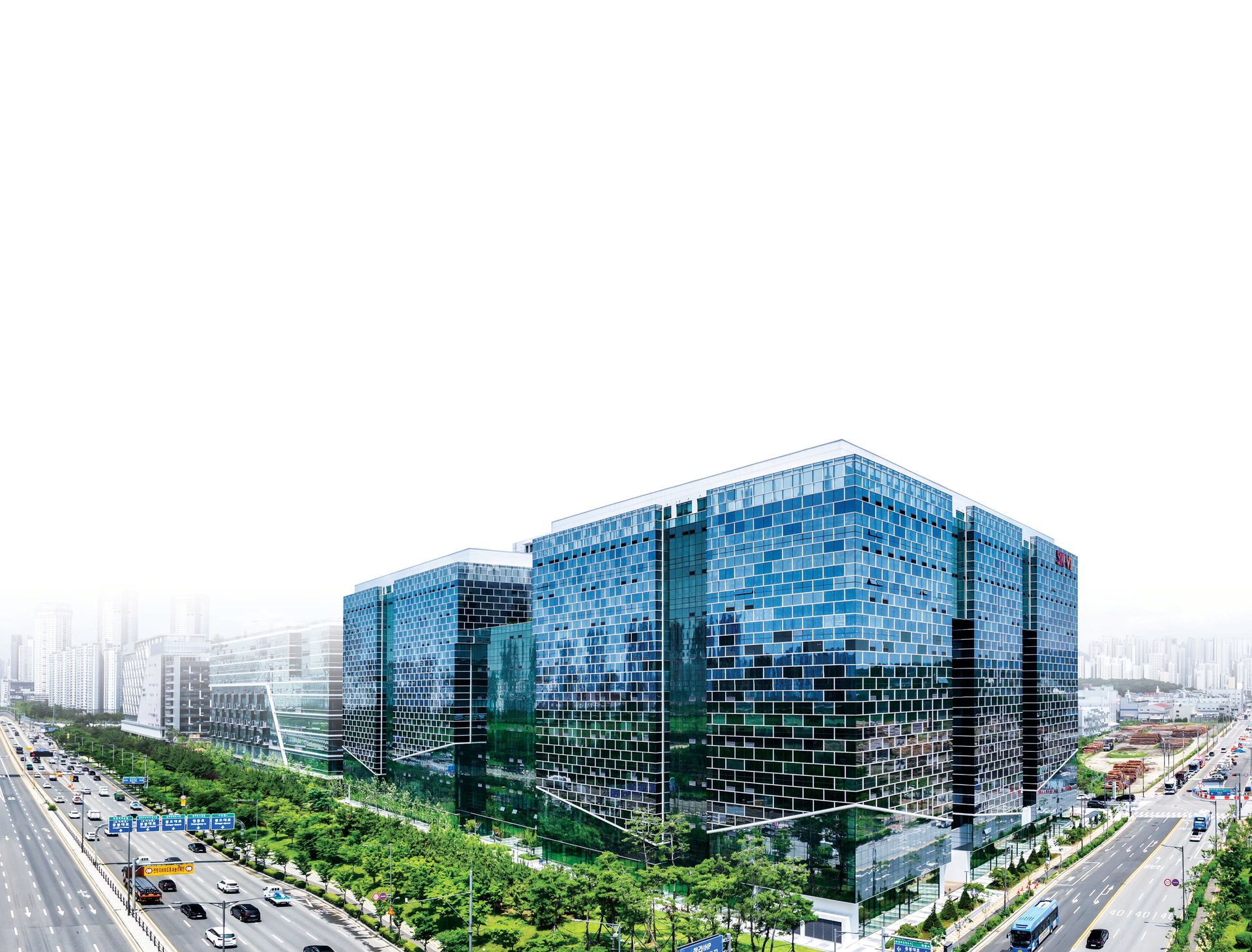 청라 SK V1 조감도 배경
